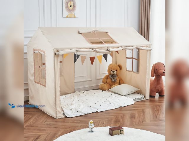 Lot 49-5410241 - Twin Bed Tent Indoor Bed Canopy, Kids Bed Tents Twin for Girls Boys Sleep Tent, Breathable Private S...