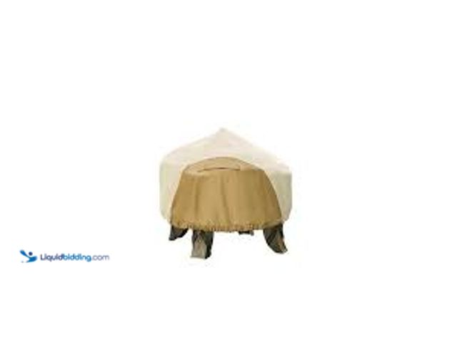 Lot 49-5485822 - Hampton Bay 30 in. Round Outdoor Patio Fire Pit Cover. Model # 1000531214-C. Unused.
