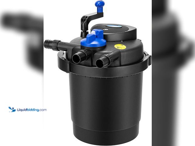 Lot 49-5546165 - VIVOHOME Pressurized Biological Pond Filter, 1840GPH Suitable for Koi Ponds up to 1000 Gallons or Or...