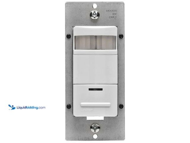 Lot 49-5405851 - Leviton
Decora 120/277-Volt AC White Occupancy PIR Sensor ODS10-IHW Unused