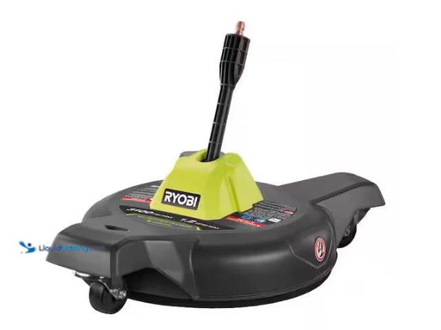 Lot 49-1627579 - RYOBI 12 in. 3100 PSI Electric Pressure Washer Surface Cleaner with Caster Wheels Model # RY31SC312,...
