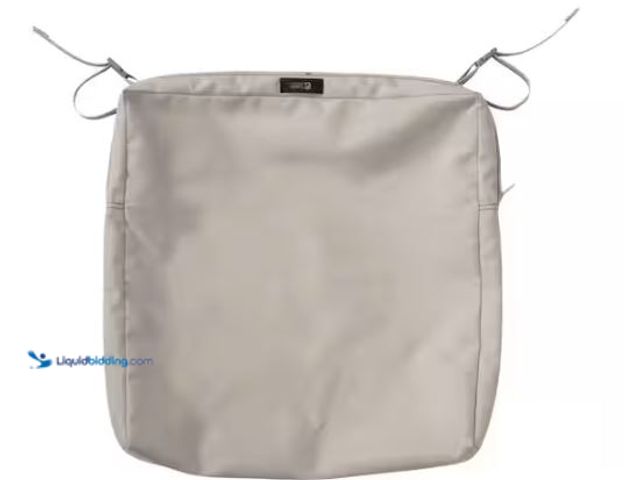 Lot 49-1514965 - Lot of 2 Classic Accessories Ravenna 21 in. W x 21 in. D x 3 in. H Square Patio Seat Cushion Slip Co...