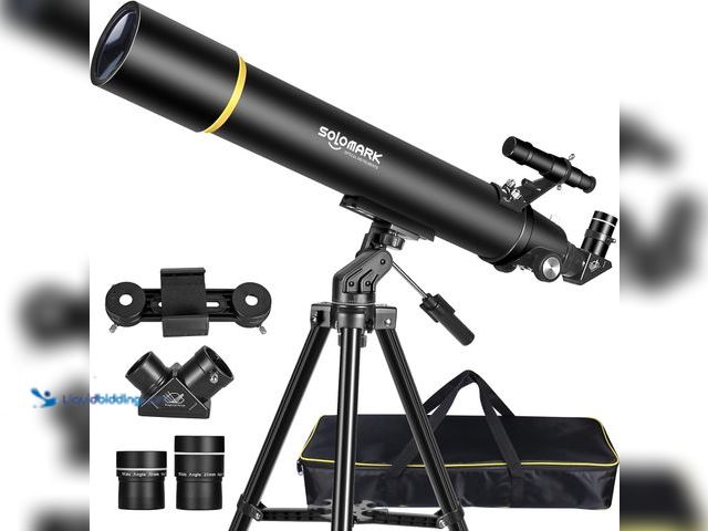 Lot 49-5488456 - Telescopes for Adults Astronomy, 80mm Aperture 900mm Professional Refractor Telescope for Kids & Beg...
