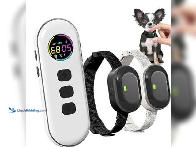 Lot 49-1513885 - Ultra-Small Dog Shock Collar for 2 Dogs, Ultra-Light & Thin Dog Training Collar with 1300ft Remote, ...