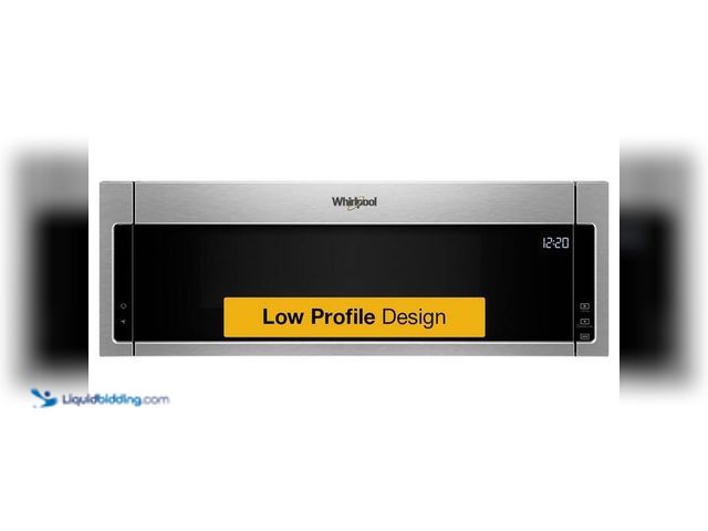 Lot 49-1532212 - Whirlpool 1.1 cu. ft. Over the Range Low Profile Microwave Hood Combination in Stainless Steel. Mode...
