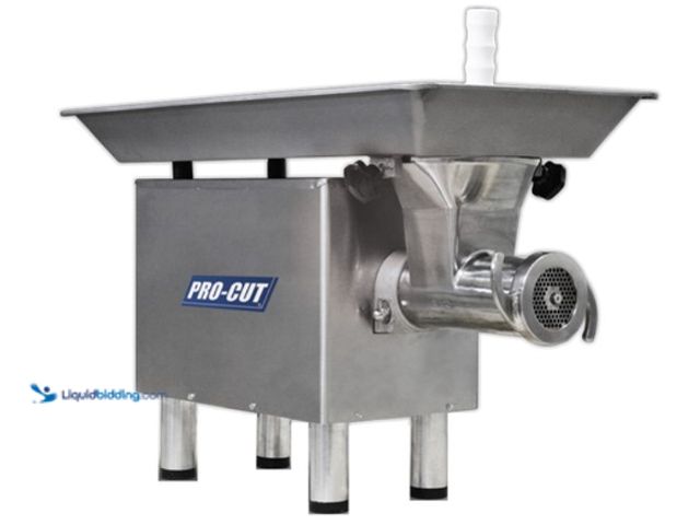 Lot 49-1530741 - Pro-Cut KG-22W-XP-SS #22 Hub Stainless Steel Bench Meat Grinder - 220 Volts, Model# KG-22W-XP-SS, Ne...