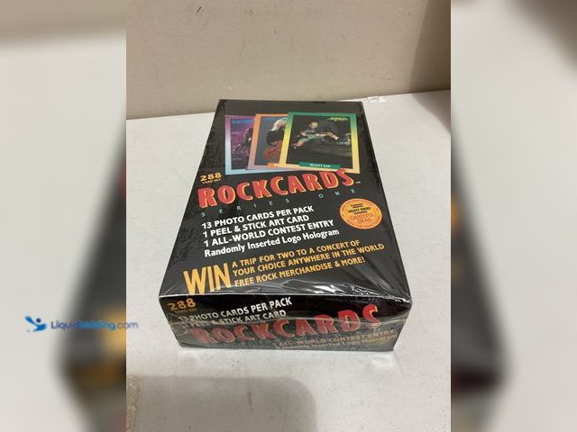 Lot 49-1835315 - Other FACTORY SEALED VINTAGE 1991 ROCK CARDS SERIES 1 288 CARD SET LOADED WITH GREAT BANDS #COINS072...