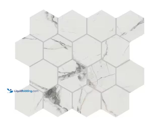 Lot 49-1578162 - Approx. (7) sq. ft. of MSI Lockson Mix 3 in. Hexagon 11 in. x 13 in. x 0.31 in. Matte Porcelain Mosa...