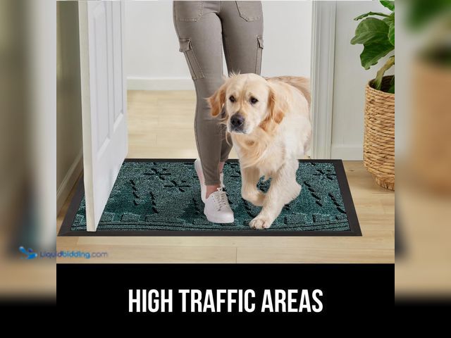 Lot 49-1546879 - GORILLA GRIP 100% Waterproof All-Season WeatherMax Doormat 35x23, US Designed Natural Rubber, Stain ...