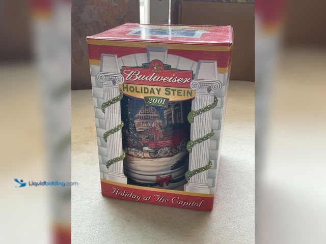 Lot 49-5467730 - Other NEW 2001 BUDWEISER HOLIDAY AT THE CAPITOL BEER STEIN MUG IN ORIGINAL BOX