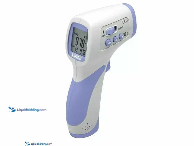 Lot 49-1802818 - Non-Contact Infrared Thermometer with Digital LCD - Features an easy to read digital LCD screen with...