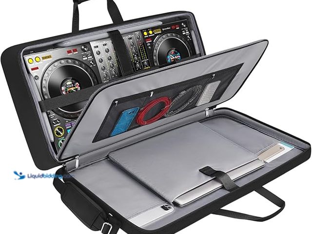 Lot 49-1576824 - SNIGJAT DJ Controller Case for DDJ-FLX10/ DDJ-GRV6/ REV5/ REV7/ FLX6/ 1000, Padded Large DJ Controll...