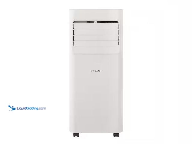 Lot 49-2005606 - Vissani 5,000 BTU 115-Volt 3-in-1 Portable Air Conditioner Unit Cools 150 sq. ft. with Dehumidifier ...