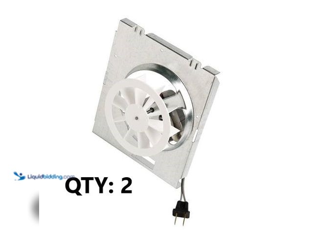 Lot 49-3616477 - Set of (2) Broan-NuTone Genuine Replacement Motor Wheel for 696N Ventilation Fan, 50CFM, 4.0 Sones -...