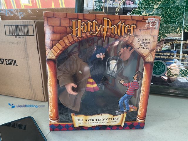 Lot 49-1830483 - COLLECTIBLE HARRY POTTER CLASSIC SCENES COLLECTION FIGURES IN ORIGINAL BOX BY MATTEL “HAGRID’S GIFT”...