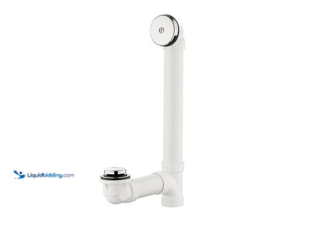 Lot 49-3616709 - Everbilt Easy Touch 1-1/2 in. Schedule 40 White PVC Pipe Bath Waste and Overflow Drain - Unused SKU ...