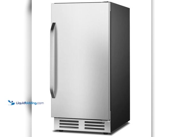 Lot 49-5514413 - 15 Inch Outdoor Beverage Refrigerator Cooler,Stainless Steel 127 Cans Beverage Fridge with French Do...