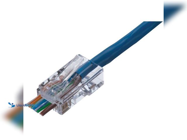 Lot 49-5449019 - (2) Ideal Cat5e Feed-Thru Modular Plug (50-Pack), Model # 85-371, Unused.