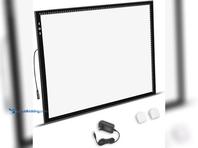 Lot 49-3531550 - HSK A2 Artist tracing Light Box Copy Table 12V2A Adapter Dimmerable 5000 Lux Lock/Unlock Button Artc...