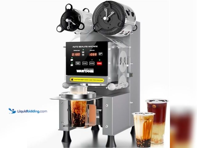 Lot 49-5486088 - WANTJOIN Cup Sealing Machine 95B for Bubble Milk/Coffee Item is unused