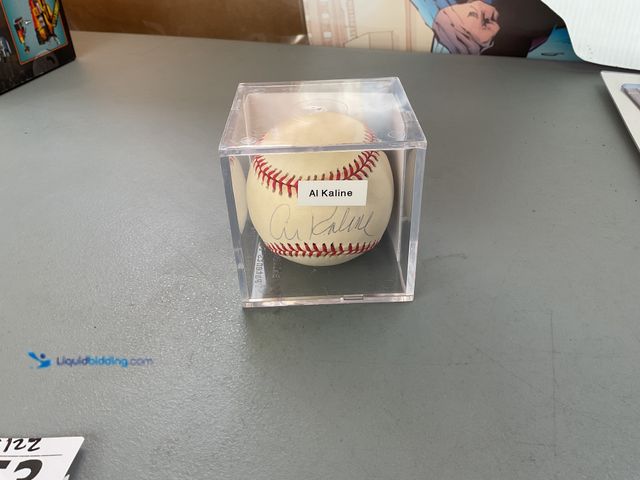 Lot 49-1820853 - COLLECTIBLE AWESOME DETROIT TIGERS AUTOGRAPHED OFFICIAL MLB BASEBALL BY AL KALINE. WITH JSA CERTIFIC...