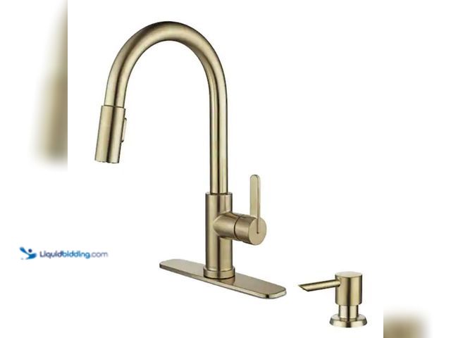 Lot 49-2001602 - Glacier Bay Paulina Single Handle Pull Down Sprayer Kitchen Faucet with TurboSpray, FastMount and So...