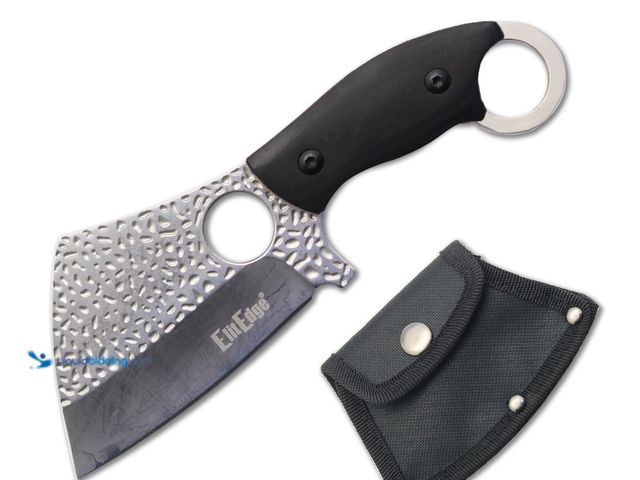 Lot 49-3471081 - Urban Combat Cleaver Knife 7.25" with Full Tang Wharncliffe Blade and Black Wood Handle - NEW - This...