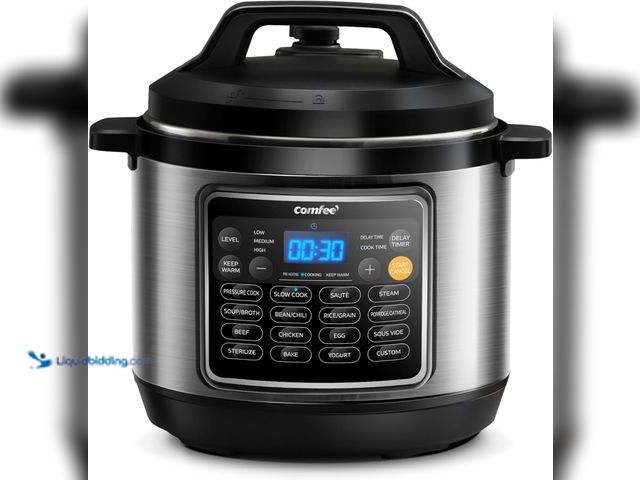 Lot 49-3514545 - COMFEE’ 16 in 1 Electric Pressure Cooker Instant Multi Cooker Olla de Presion Non-Stick Pot Yogurt M...