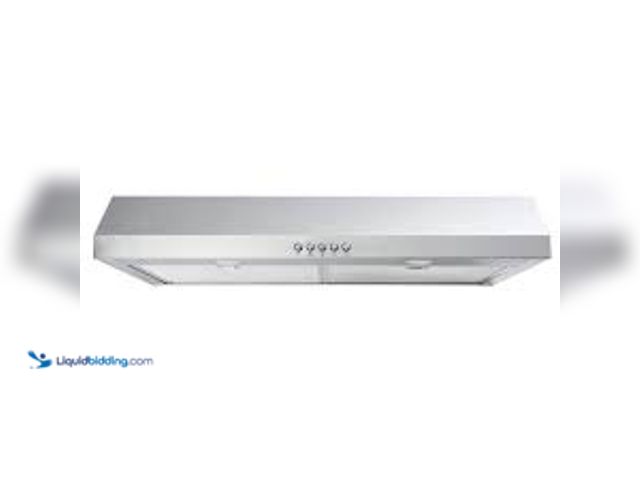 Lot 49-3536451 - Vissani Caprelo 30 in. 320 CFM Convertible Under Cabinet Range Hood in Stainless Steel with LED Ligh...