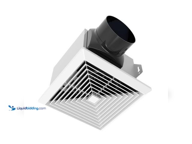 Lot 49-2021909 - Commercial Electric 80 CFM 1.5 Sone Bathroom Exhaust Fan with Humidity Sensing. Model # BPT13-14HD. ...
