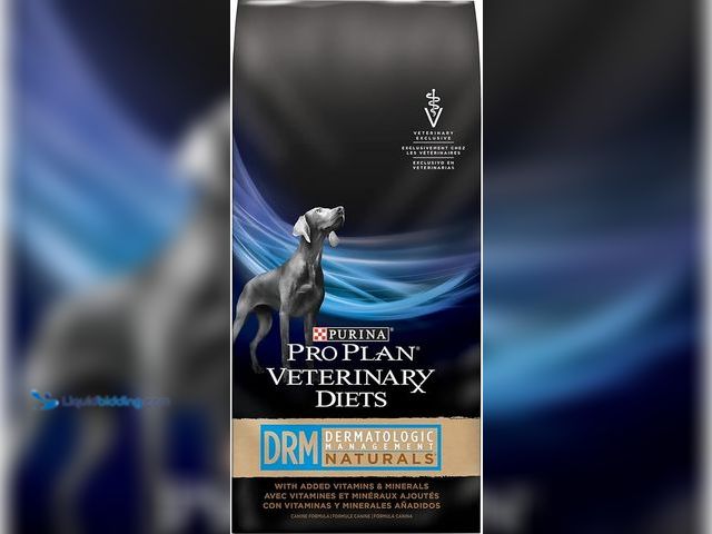 Lot 49-5407064 - Purina Pro Plan Veterinary Diets DRM Dermatoligic Management Naturals Dry Dog Food, 6 lbs. Model: B0...