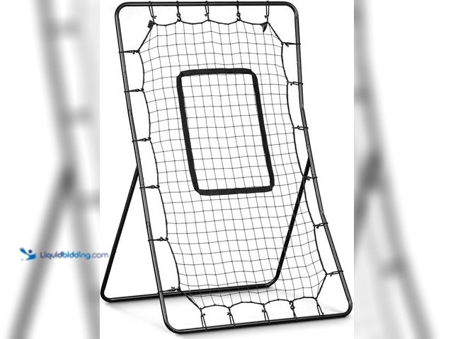 Lot 49-5406835 - GoSports Baseball & Softball Pitching and Fielding Rebounder - Pitch Back Net - Choose Your Size, Un...