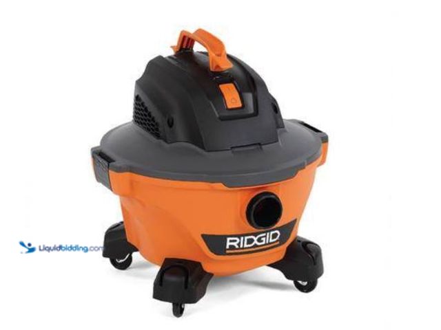 Lot 49-3614657 - RIDGID 6 Gal. 3.5 Peak HP NXT Shop Vacuum Wet Dry Vac with General Debris Filter, Model # HD06001, U...