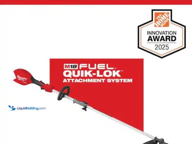 Lot 49-1577366 - Milwaukee M18 FUEL 18V 16 in. Brushless Cordless Battery Powered String Trimmer with QUIK-LOK Attach...