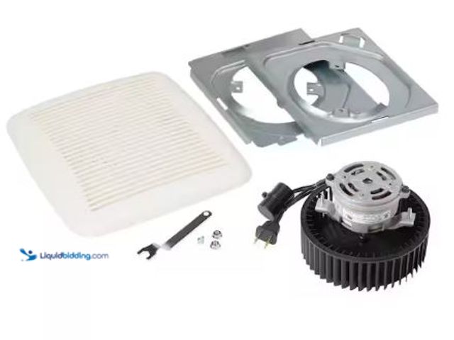 Lot 49-1625384 - Broan-NuTone QuicKit 60 CFM 3.0 Sones Bathroom Replacement Motor and Grille/Cover, Model # BKR60, Un...