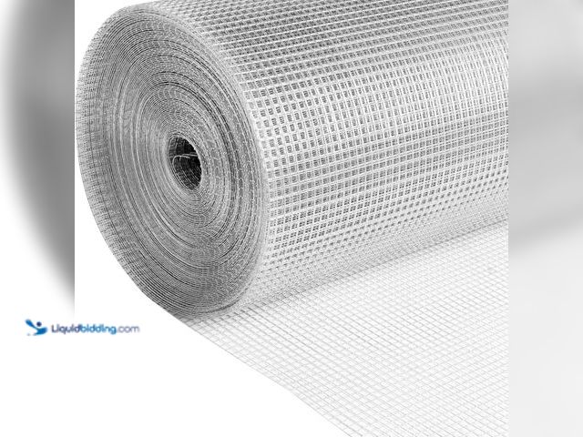 Lot 49-5447885 - LuckIn Hardware Cloth 1/4 Inch 48 x 100ft, 23 Gauge Chicken Wire Fencing, Chicken Wire Mesh, Hot Dip...