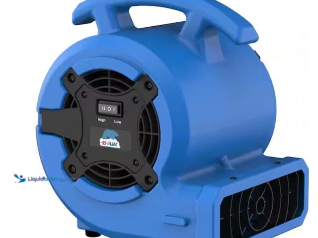 Lot 49-2020588 - B-Air 1/8 HP Air Mover Carpet Dryer Floor Blower Fan for Home Use in Blue, Model # BA-VP-15-BL. MSRP...