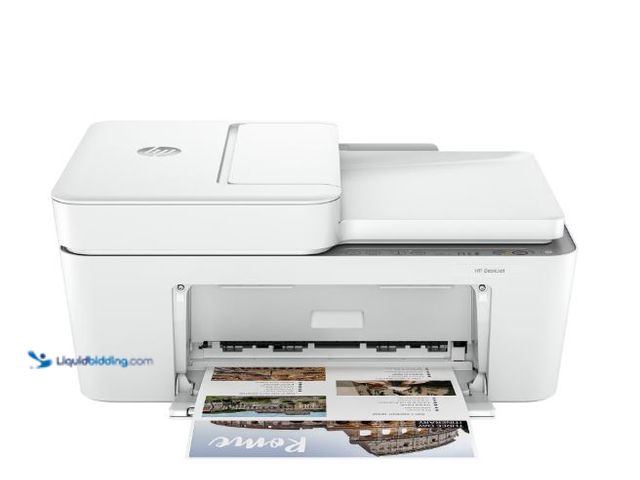 Lot 49-5551820 - HP DeskJet 4258e All-in-One Inkjet Printer, Color Mobile Print, Copy, Scan Up to, Factory Sealed
