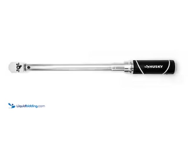 Lot 49-3637855 - Husky 3/8 in. Drive Torque Wrench 20 ft./lbs. to 100 ft./lbs., Model # H3DTWA, Used, Scuffs/scratche...