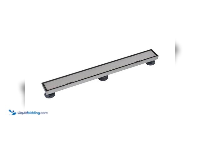 Lot 49-5435545 - Oatey
Designline 28 in. Stainless Steel Linear Shower Drain with Tile-In Pattern Drain Cover Unused...