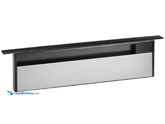 Lot 49-2025072 - GE 36 in. Telescopic Downdraft System in Black, Model # UVD6361DPBB, MSRP $1,241.00, Unused.