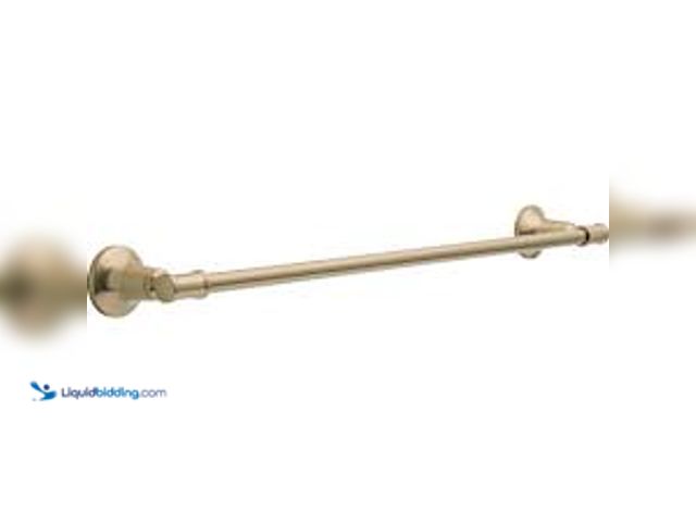 Lot 49-5414659 - Delta Chamberlain 24 in. Wall Mount Towel Bar Bath Hardware Accessory in Champagne Bronze. Model # C...