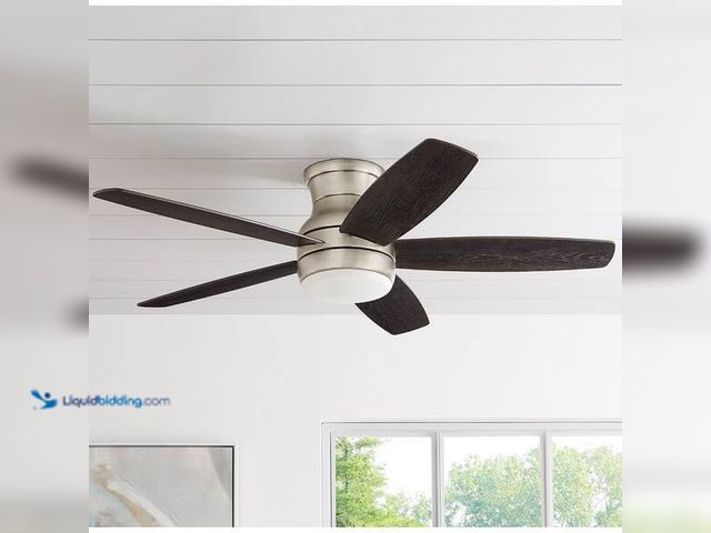 Lot 49-3564234 - Home Decorators Collection
Ashby Park 52 in. White Color Changing Integrated LED Brushed Nickel Cei...