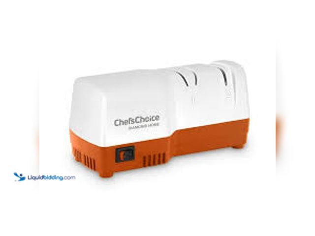 Lot 49-5544617 - Chef'sChoice Model D202 2-Stage Electric Knife Sharpener, in Orange (model: SHD202OR11). Unused