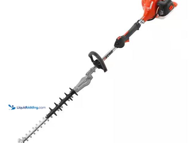 Lot 49-1567647 - ECHO 21 in. 21.2 cc Gas 2-Stroke Hedge Trimmer with 20 in. Shaft, Model # SHC-225S, Used, Has compre...