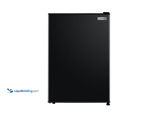 Lot 49-3564752 - Vissani 2.6 cf Compact Fridge with Black Color, Model # VS26HSCPB, Unused.\