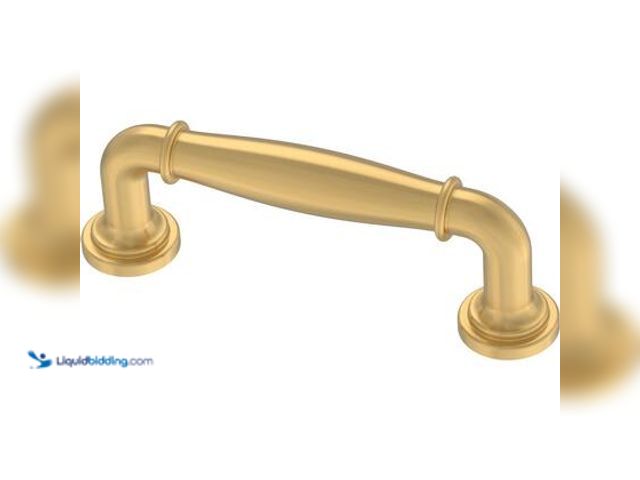Lot 49-5572168 - QTY 6 - Liberty Classic Elegance 3 in. (76 mm) Classic Modern Gold Cabinet Drawer Bar Pull. Model # ...