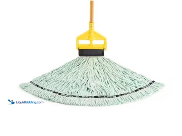 Lot 49-1547751 - (2) Rubbermaid Commercial Products Maximizer #24 Anti-Microbial Blend String Wet Mop, Model # 197294...