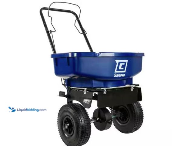 Lot 49-5510844 - Chapin
88000 Amp Broadcast Spreader Salt Ice Melt 80 lbs. Auger 15 Settings Baffles 10 in. Tires St...