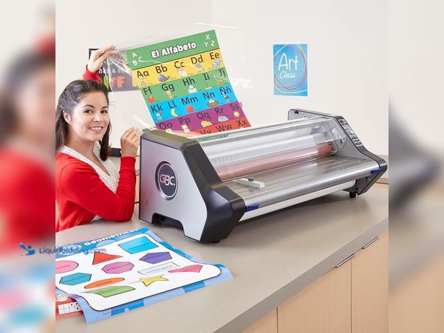 Lot 49-1543446 - GBC Ultima 65 Thermal Roll Laminator, 27" Maximum Width, 10 Minute Warm-Up, School Lamination, Gray ...